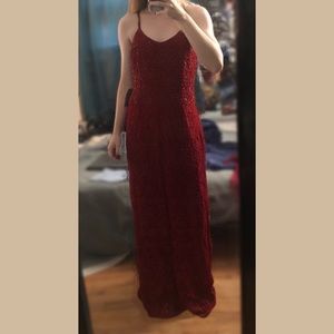 Spanish Beaded Dress with Shawl